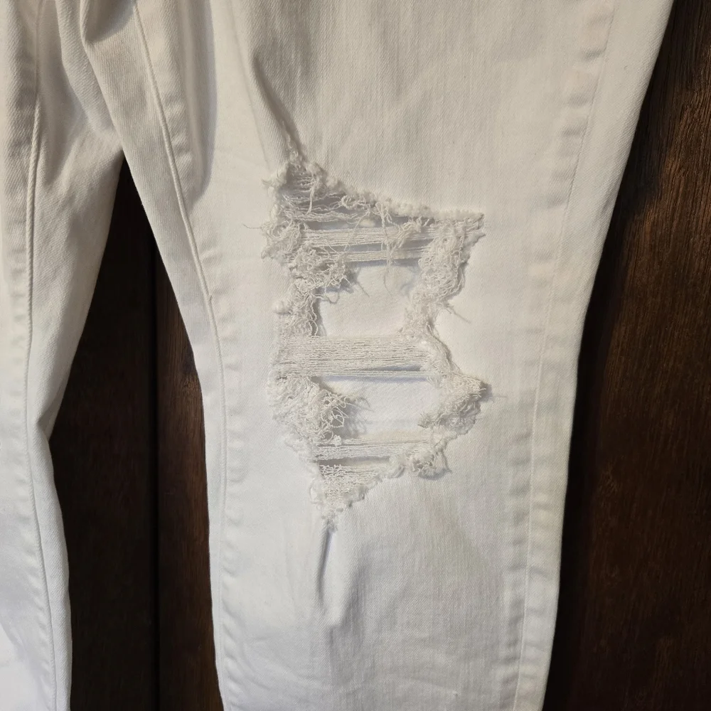 American Eagle White Hi-Rise Jeggings Next‎ Level Stretch Womens Size 20